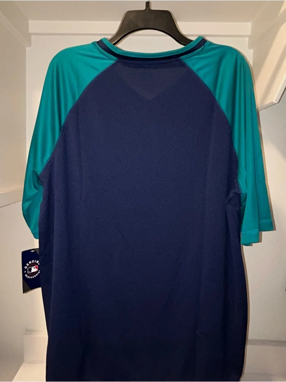 ⚾️🏟️ Seattle Mariners V-Neck MLB Baseball Polyester Shirt 🏟️⚾️